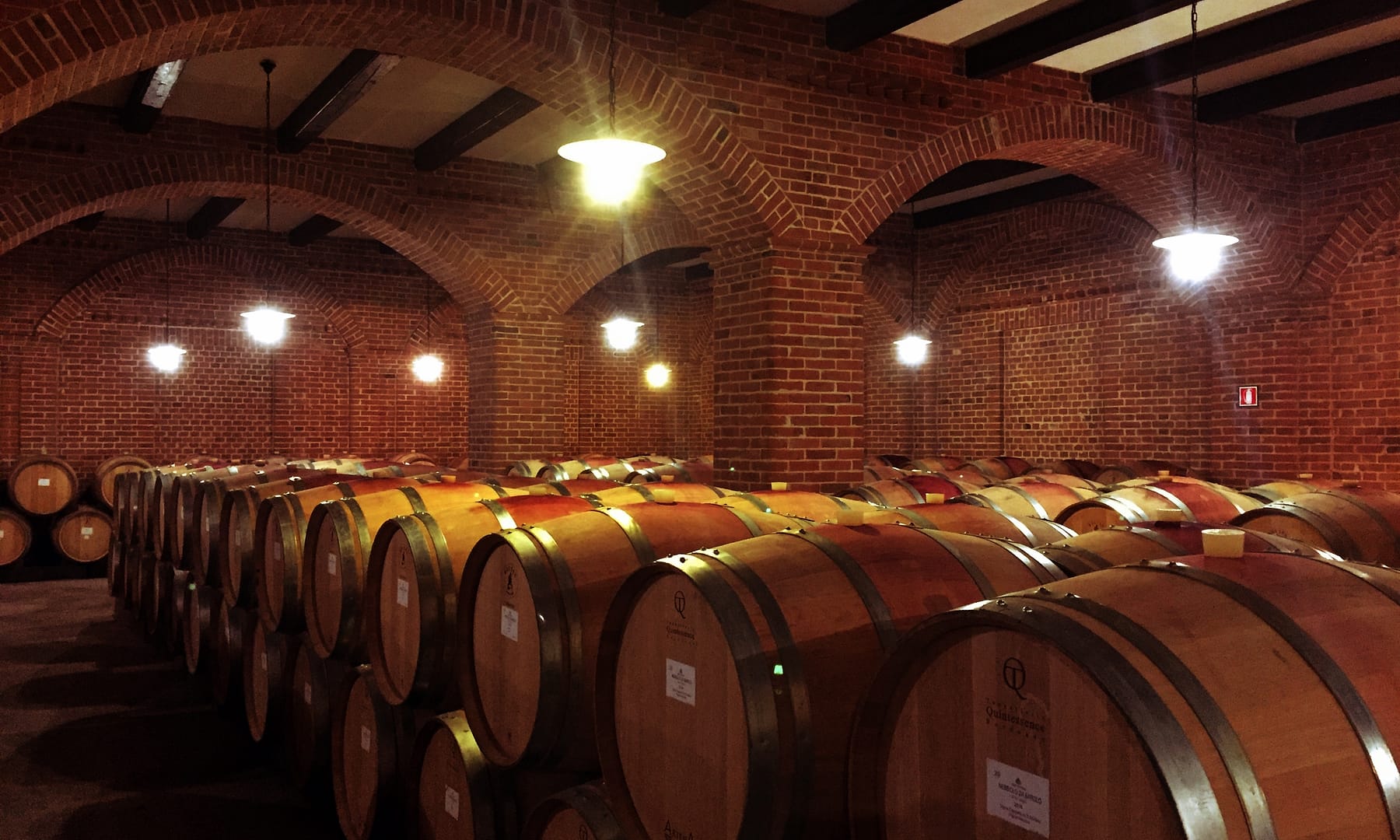 Barolo wine cellar in Piemonte
