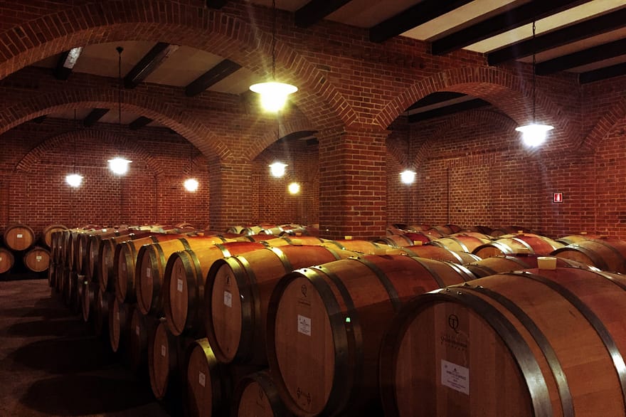 Barolo wine cellar in Piemonte